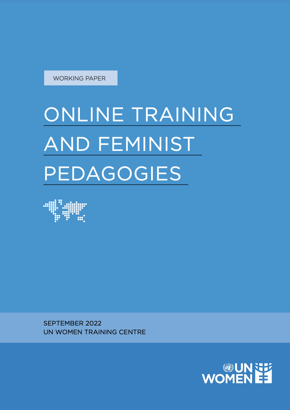 Online Training and Feminist Pedagogies cover